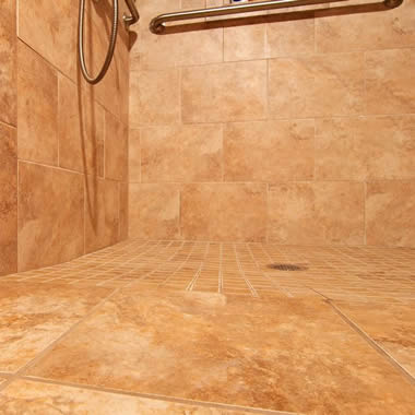 shower pan design for Buckhead Georgia bathroom