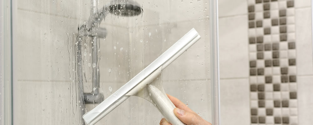Shower Door cleaning and glass enclosure maintenance